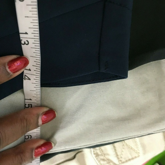 Anchors & Dove Skorts Womens Sz 2 Navy Blue Stretch Wrap Tiered Skirt - Picture 10 of 10